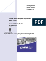 Brochure For Techno Management