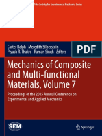 (Conference Proceedings of The Society For Experimental Mechanics Series) Carter Ralph, Meredith Silberstein, Piyush R. Thakre, Raman Singh (Eds.) - Mechanics of Composite and Multi-Functional Materia