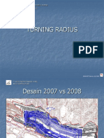 Turning Radius: Pt. Bukit Makmur Mandiri Utama Adaro Coal Mining Project