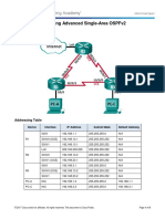 10.2.3.4 Lab - Troubleshooting Advanced Single-Area OSPFv2