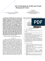 Traffic Impact Study of Kalasipalyam Traffic and Transit Management Centre