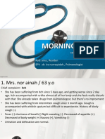 Morning Report: Rod: Aina., Residen SPV: Dr. Ira Nurrasyidah., Pulmonologist