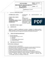 M-620-01!01!13 Supervisor de Aseguramiento de Calidad