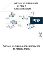 EEE:464 Wireless Communication: Instructor: Shahwaiz Iqbal