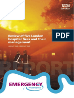 Review of Fi Ve London Hospital Fi Res and Their Management: January 2008 - February 2009