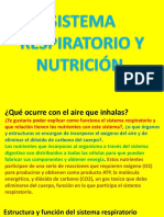 Sistema Respiratorio y Nutrición