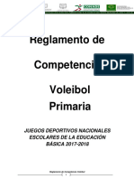 Primaria VOLEIBOL Reglamento