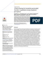 Schema Therapy For Borderline Personality Disorder