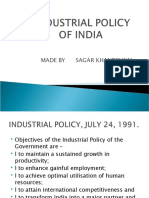 Industrial Policy of India