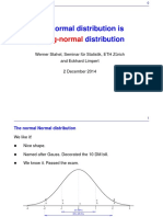 The Normal Distribution Is The Distribution