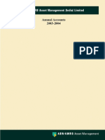 ABN AMRO Asset Management (India) Limited: Annual Accounts 2003-2004