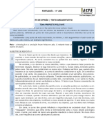 11º Texto de Opinião - Ex. + TPC