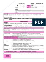 Reading Lesson Plan Form 1