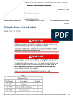 Hydraulic Pump - Test and Adjust: Pantalla Anterior