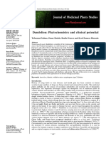 Dandelion: Phytochemistry and Clinical Potential: Tabasum Fatima, Omar Bashir, Bazila Naseer and Syed Zameer Hussain