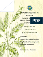 Requisitos de Calidad para La Guadua Estructural (Ecuador)