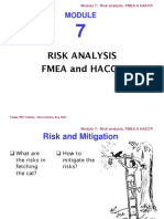 M7 Risk Anlysis FMEA HACCP