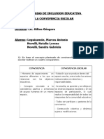 Actividad Estrategias de La Inclusión Educativa en La Convivencia Escolar