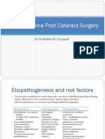 Corneal Edema Post Cataract Surgery