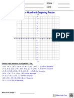 Graphing Four Ordered Puzzle PDF