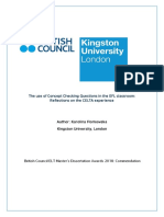 Karolina Florkowska Kingston University London Dissertation