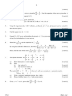 First Trial Examination 2010 - Paper 1