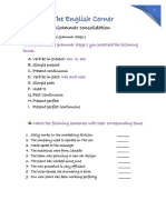 Grammar Consolidation Worksheets