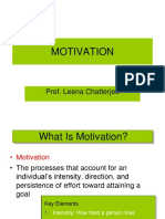 Motivation: Prof. Leena Chatterjee