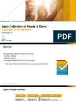 Agile Definition of Ready & Done: Concept & Guidelines