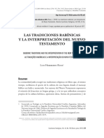 Luis Heriberto Rivas, Las Tradiciones Rabínicas y La Interpretación Del Nuevo Testamento