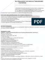 UE 1.3 - Contrôle Interne, Management Des Risques Et Gouvernance D'entreprise