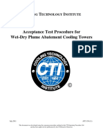 Acceptance Test Procedure For Wet-Dry Plume Abatement Cooling Towers