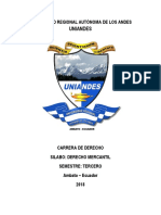 Clase 2 Origen, Evolucion Del Derecho Mercantil, El Derecho Mercantil en La Historia, El Derecho Mercantil en El Ecuador