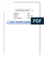 CS6711 Security Lab Manual