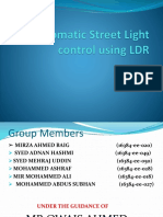 Automatic Street Light Control Using LDR