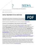 Recommendations For Testing, Managing, and Treating Hepatitis C - InITIAL TREATMENT of HCV INFECTION