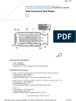 Engine Control Module Connector End Views