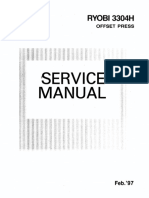 RYOBI 3304H Service Manual