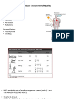 Comfort and Health - Indoor Environmental Quality