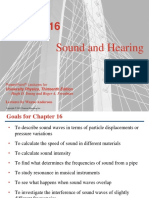 Sound and Hearing: Powerpoint Lectures For