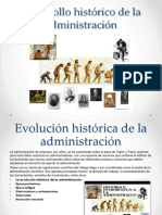 Desarrollo Histórico de La Administración