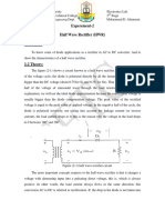 EXP2 Half Wave Rectifier