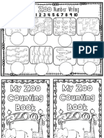 Zoo Number Writing Freebie