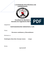 Procesos Continuos y Discontinuos