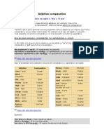 Adjetivo Comparativo