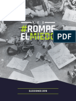 Red Rompe El Miedo: Informe Sobre Elecciones 2018