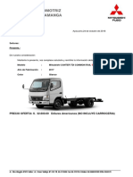 Cotizacion Camion Mitsubishi Fuso 5t III Euro