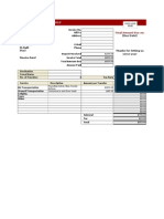 Travel Service Invoice1