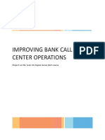 LSSGB - Project 3 - Improving Bank Call Center Operations - Problem