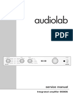 Audiolab 8000S Service Manual PDF